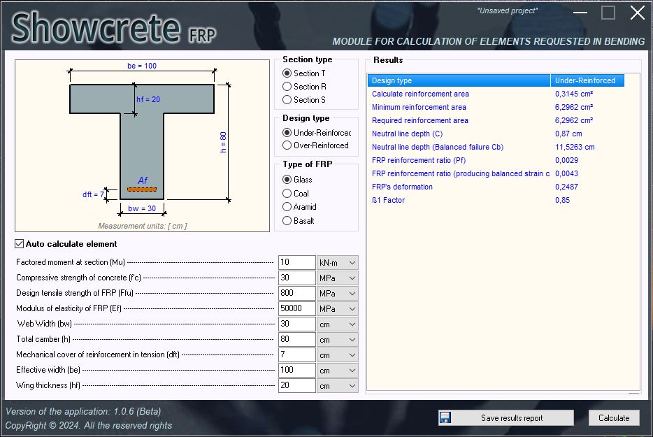 Showcrete FRP Interface 1